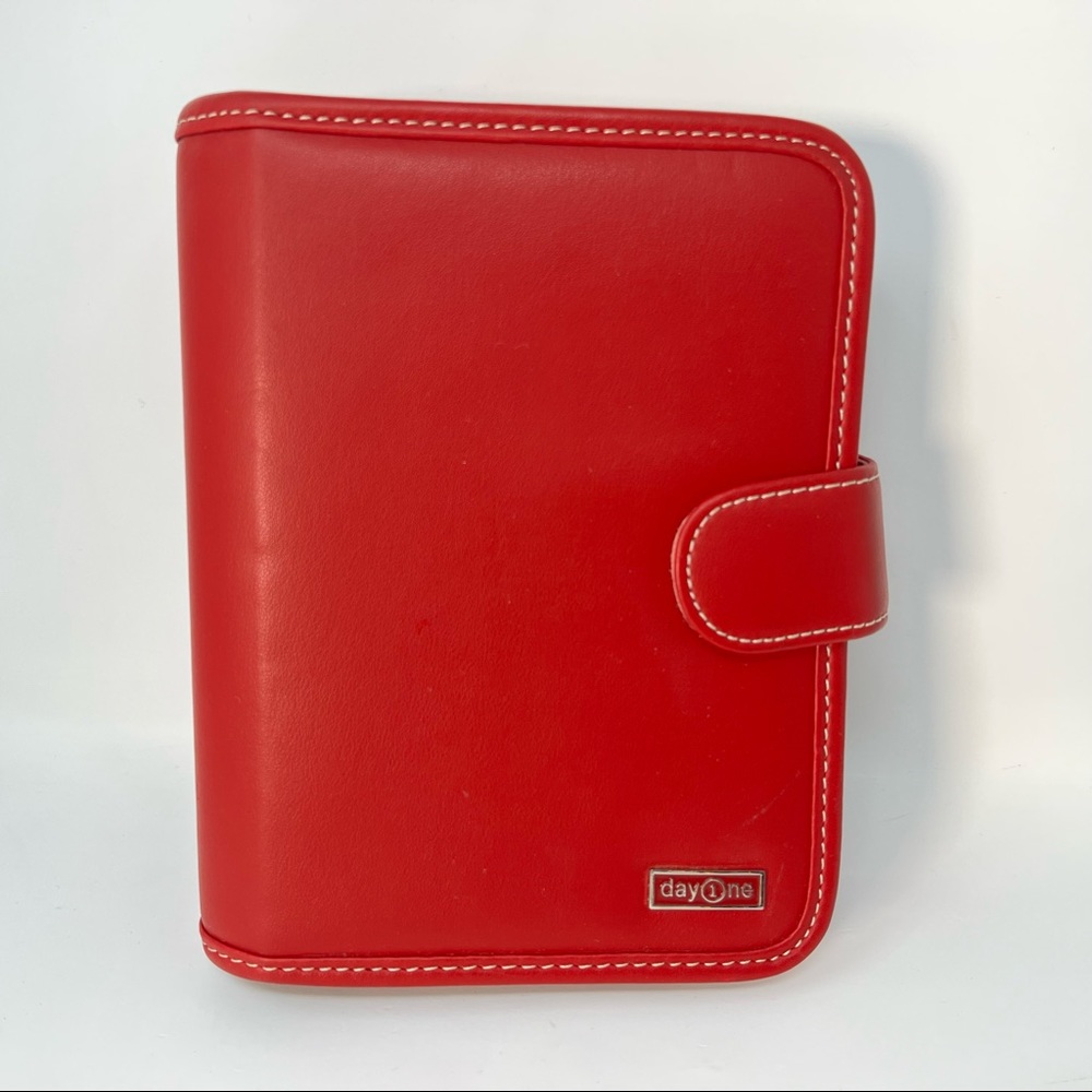 Franklin Covey Day One Red Planner 5.5” x 7.5”